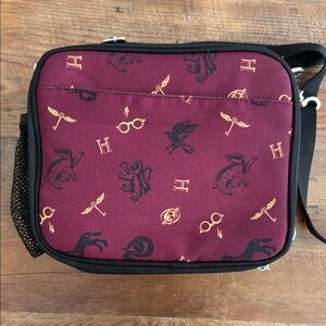 Pottery Barn Maroon and Black Kids Bag